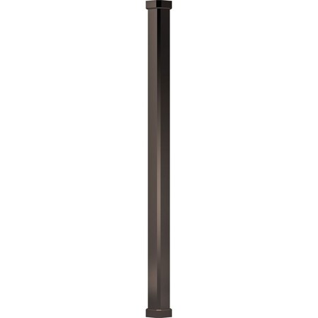 Ekena Millwork 6" x 9' Endura-Aluminum Craftsman Style Column Square Shaft (For Post Wrap Installation) Non-Tapered EA0609INPSCCRCR